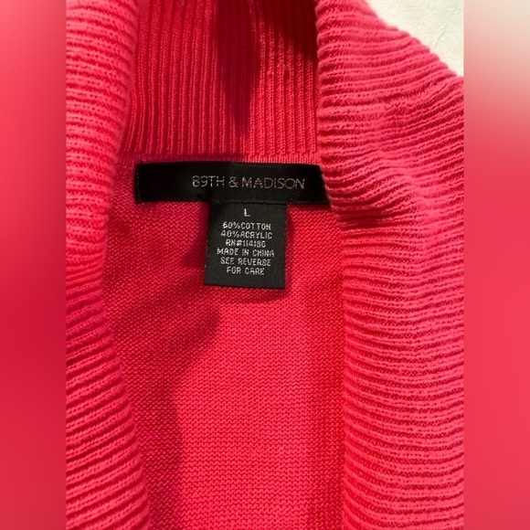89th & Madison - Size L - Women’s - Cardigan Sweater no closure - Cotton Mix - Picture 4 of 7